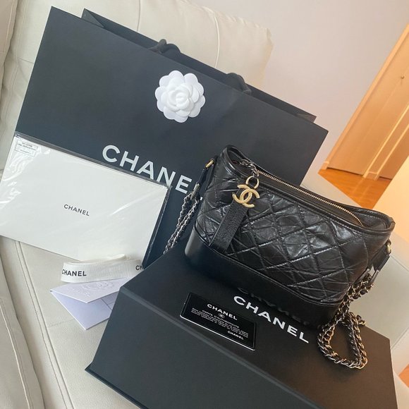 Chanel's Gabrielle Small Hobo Bag - Black - Picture 1 of 10